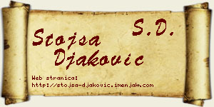 Stojša Đaković vizit kartica